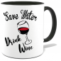 Preview: Alkoholmotiv Save Water Drink Wine