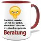 Preview: Sprüche Tasse Mann Beratung