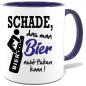 Preview: Dunkelblaue Sprüche Tasse Männer Bier ficken