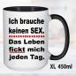 Preview: XL Schwarz 450ml