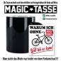 Preview: Magic Sprüche Tasse Männer Elektrofahrrad fahren