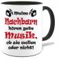 Preview: Schwarze Sprüche Tasse Männer Nachbarn hören laute Musik