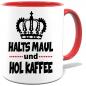 Preview: Rote Sprüche Tasse Männer Geh Kaffee_holen