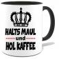 Preview: Schwarze Sprüche Tasse Männer Geh Kaffee_holen