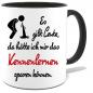 Preview: Schwarze Sprüche Tasse Männer Schlechte Menschen kennenlernen