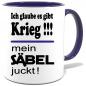 Preview: Sprüche Tasse Mann Säbel juckt