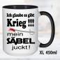 Preview: XL Schwarz 450ml