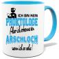 Preview: Hellblaue Sprüche Tasse Männer Proktologe Arschloch