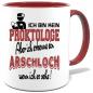 Preview: Sprüche Tasse für den Mann. Motiv Proktologe