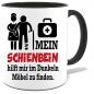 Preview: Schwarze Sprüche Tasse Männer Arzt Mediziner