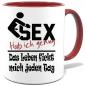 Preview: Maroone Sprüche Tasse Männer Sex genug