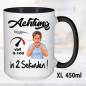 Preview: XL Schwarz 450ml
