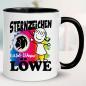 Preview: Sternzeichen Mädchen Loewe Schwarz