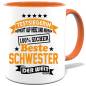 Preview: Geschenketasse Beste Schwester der Welt