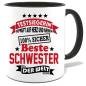 Preview: Geschenketasse Beste Schwester der Welt