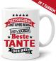 Preview: Tasse Testsieger 100% Sicher. Die Beste Tante der Welt.