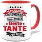 Preview: Geschenketasse Beste Tante der Welt