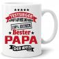 Preview: Geschenketasse Bester Papa der Welt