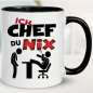 Preview: Tasse für Büro und Arbeitsplatz Ich Chef du nix