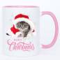 Preview: Weihnachtstasse mit Katze