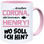 Preview: Tasse Corona * Wo soll ich hin