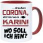 Preview: Tasse Corona * Wo soll ich hin