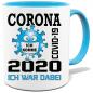 Preview: Tasse 6 Farben Corona * Ich komme