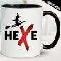 Preview: Becher Schwarz * Hexe *