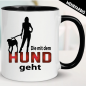 Preview: Becher Rot * Die mit dem Hund *