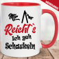 Preview: Sprüche Tasse für Frauen mit Motiv Schaukeln.