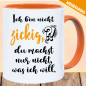 Preview: Sprüche Tasse für Frauen mit Motiv Zickig.