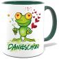 Preview: Tasse bedruckt mit Dankeschön mit Frosch