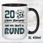 Preview: XL Schwarz 450ml