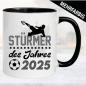 Preview: Fußballtasse Bester Stürmer