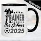 Preview: Fußballtasse Bester Trainer