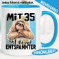 Preview: Personalisierte Tasse mit Faultier zum Geburtstag