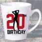 Preview: Tasse zum 20. Geburtstag Sexy Girl Latte Becher