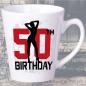 Preview: Tasse zum 50. Geburtstag Sexy Girl Latte Becher