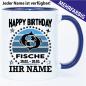 Preview: Tasse Sternzeichen Fische mit Name personalisiert