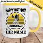 Preview: Tasse Sternzeichen Jungfrau mit Name personalisiert