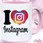 Mobile Preview: Tasse bedruckt mit Instagram Pink