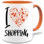 Preview: Tasse bedruckt mit I Love Shopping