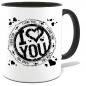 Preview: Tasse bedruckt mit I Love Grunge