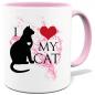 Preview: Tasse bedruckt mit I Love Cats