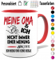 Preview: Tasse Meine Oma und ich. Nicht immer einer Meinung.