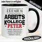 Preview: Tasse Personalisiert Bester Arbeitskollege