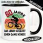 Preview: Sprüche Tasse zum Geburtstag Radfahrer