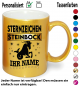 Preview: Steinbock Metallic Effekt Tassen