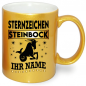 Preview: Steinbock Metallic Effekt Tassen