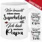 Preview: Tasse für die Familie Superhelden